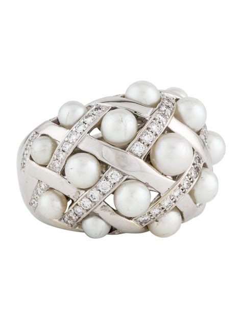 Chanel perles ring